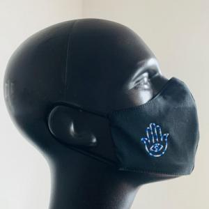 Hamsa Face Mask Blue